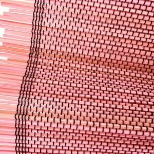 Chumdecor Bamboo Decorative Fans Pink Color Handcrafted Bamboo Fans Boho Bamboo Wall Decor2