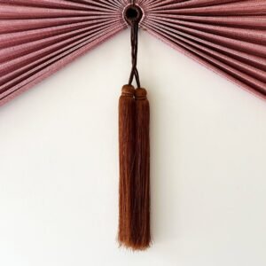 Chumdecor Bamboo Decorative Fans Pink Color Handcrafted Bamboo Fans Boho Bamboo Wall Decor4