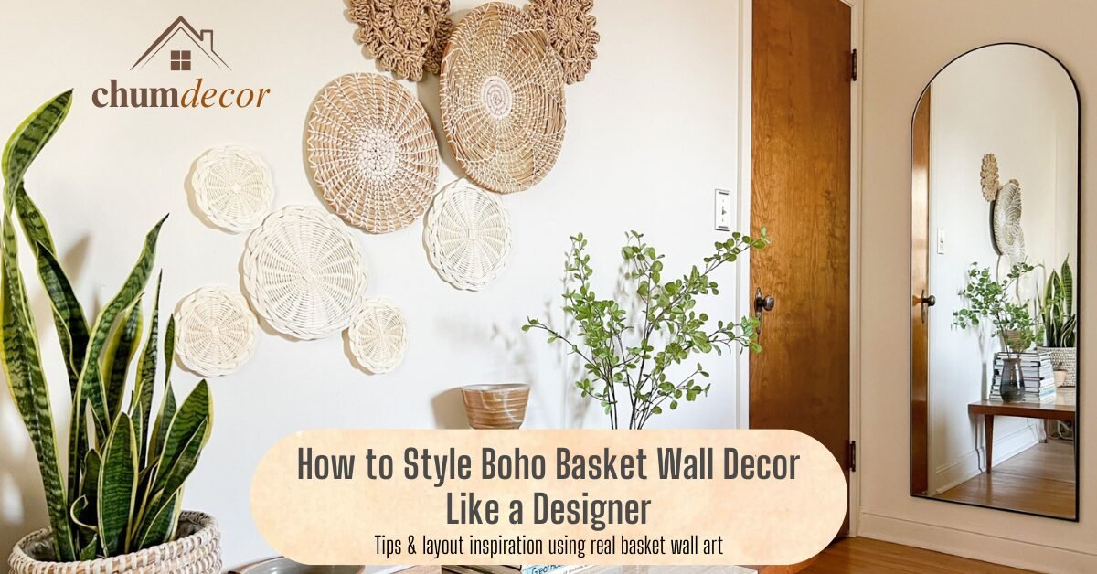How to Style Boho Basket Wall Decor Like a Designer