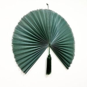 Wall Fan Decor Dark Teal Bamboo Decorative Fans Boho Bamboo Wall Decor2