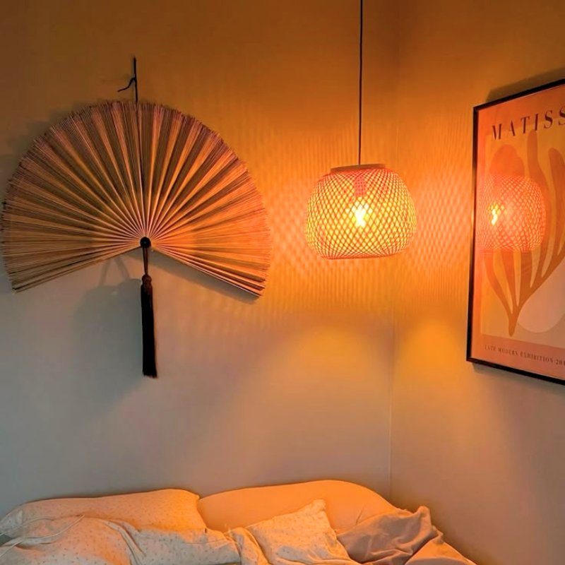 Wall Hanging Fan in Minimal Bedroom Trending