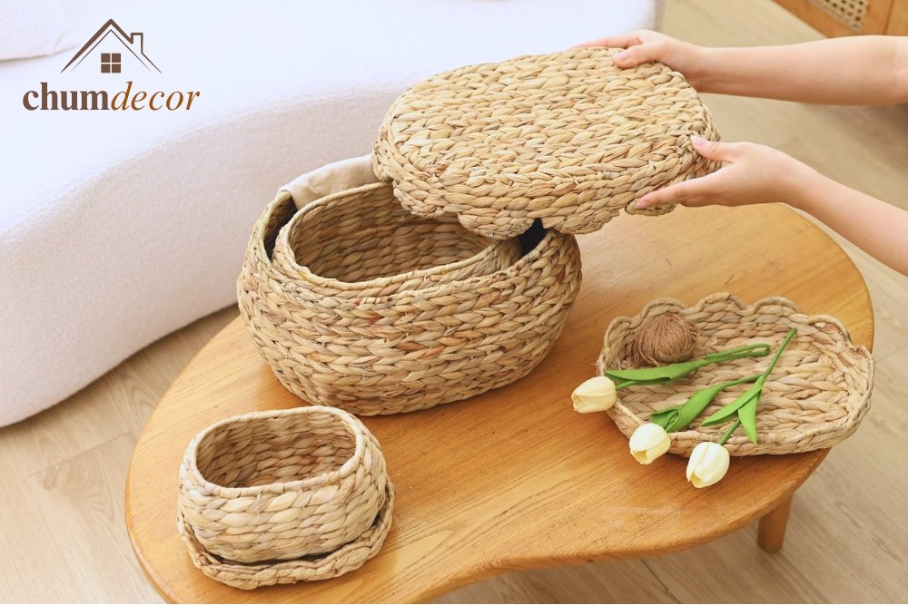 Why Choose Round Wicker Storage Baskets with Lids