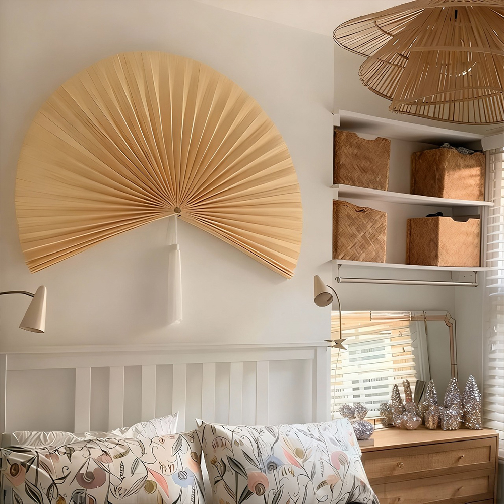 artisan bamboo wall fan