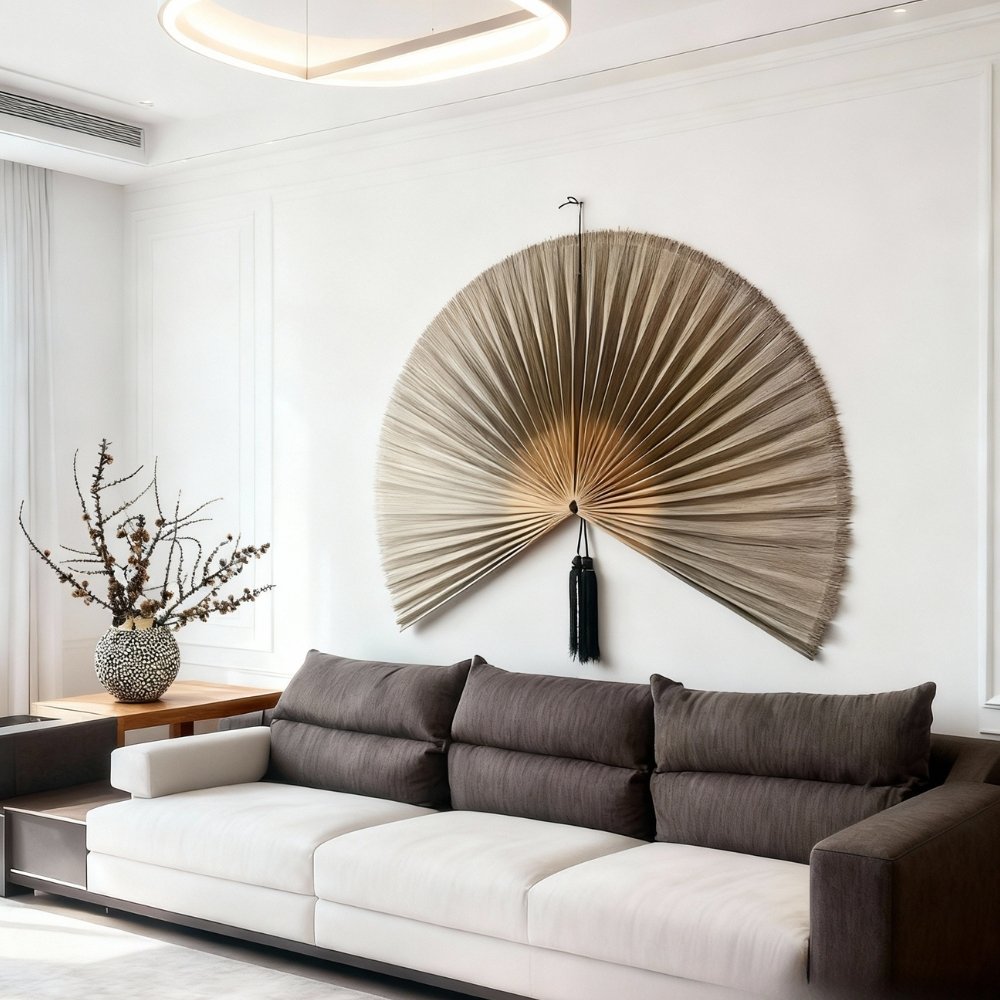large decorative wall fans