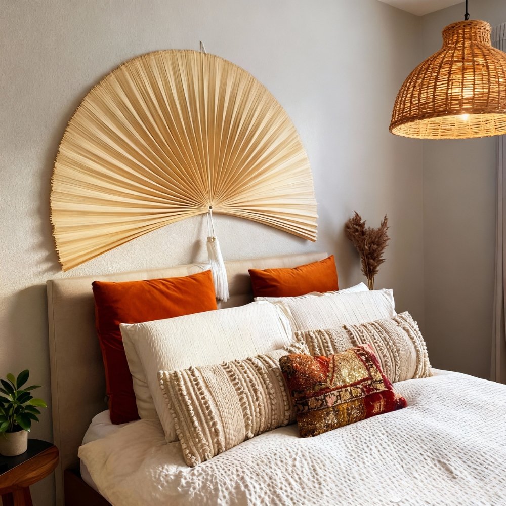 large wall fan decor