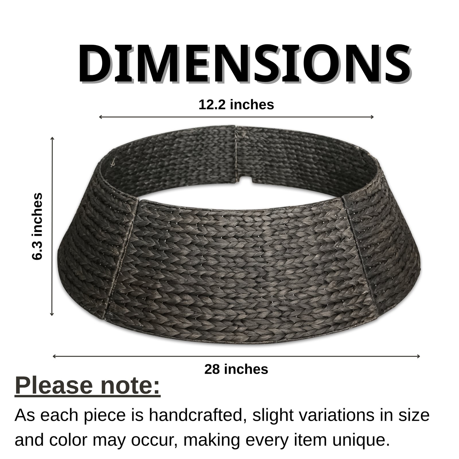 28 inch Christmas tree collar
