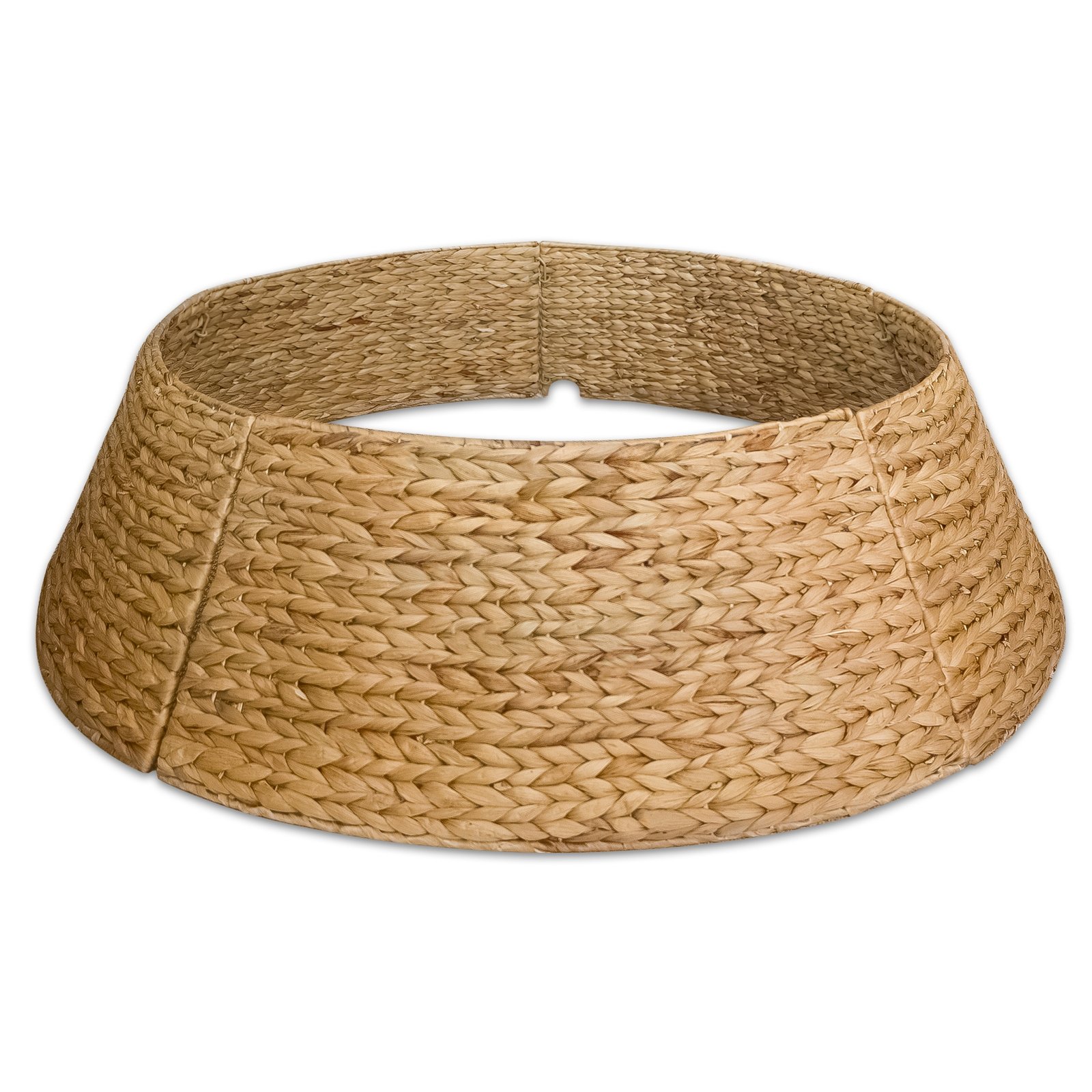 Wicker Christmas Tree Collar Natural