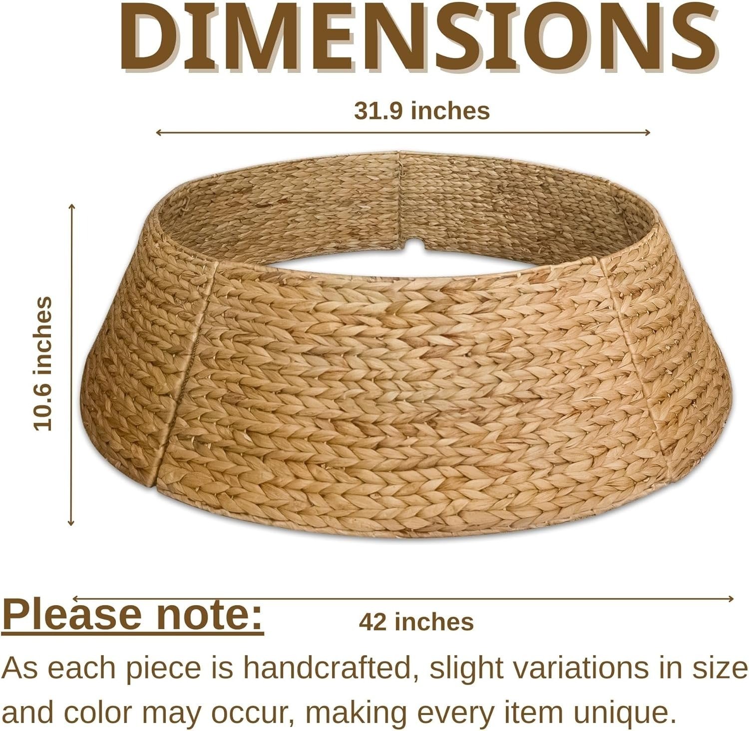 Wicker Christmas Tree Collar Natural 42 inch christmas tree collar Wicker Christmas Tree Collar Natural 42 inch christmas tree collar