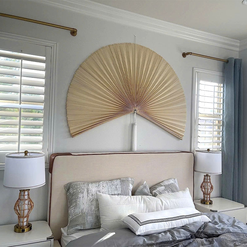Bamboo Fan Wall Decor for an Eco Friendly Home