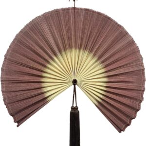 Bamboo wall decor fan