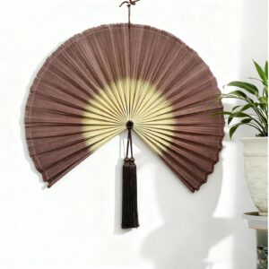 Brown Fan Wall Decor
