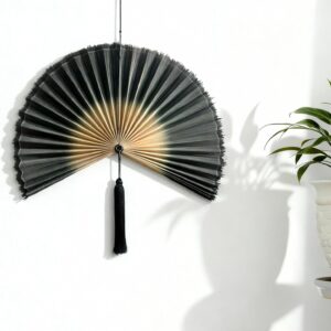 Japanese wall fan decor chumdeor