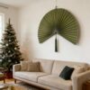 large bamboo fan wall art