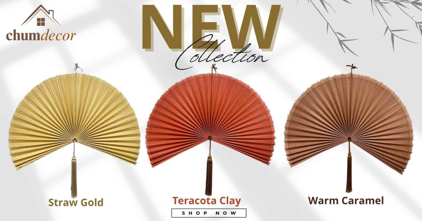 Bamboo Fan Wall Art Collection 2026